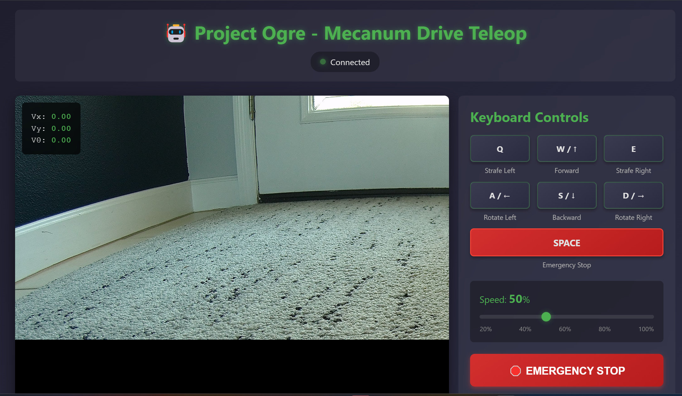 Flask Teleoperation Interface